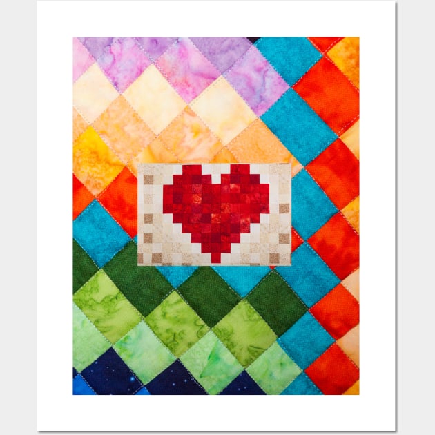 Quilting Love Wall Art by DadOfMo Designs